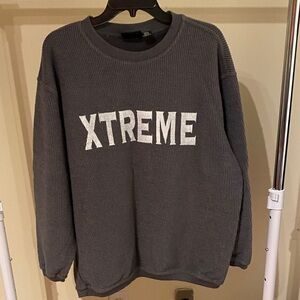 Xtreme Charcoal Crewneck Sweater for Men C1EE